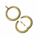 Bull Nose Ring Brass