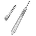 SCALPEL HANDLE 3 WITH RULER 12CM