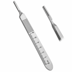 Scalpel Handle with Ruler 12cm