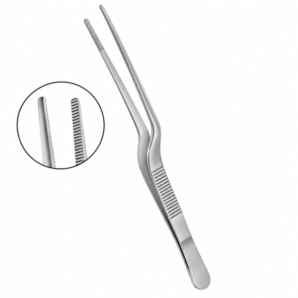 Jansen Bayonet Forceps 6"