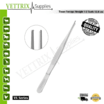 Tissue Forceps Straight 1x2 Teeth 12.0 cm