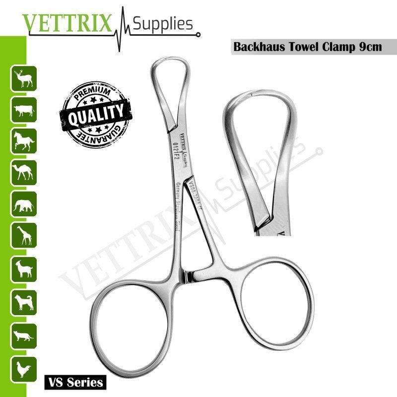 VS08-3800.jpg Backhaus Towel Clamp 9cm - Image 1