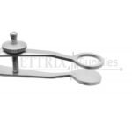 Chalazion Eye Forceps Oval 12x14mm, Length 98mm - Image 3