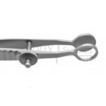 Chalazion Eye Forceps Oval 12x14mm, Length 98mm - Image 2