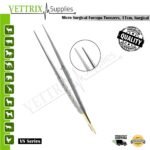 Micro Tissue Forceps Tweezers TC 17CM